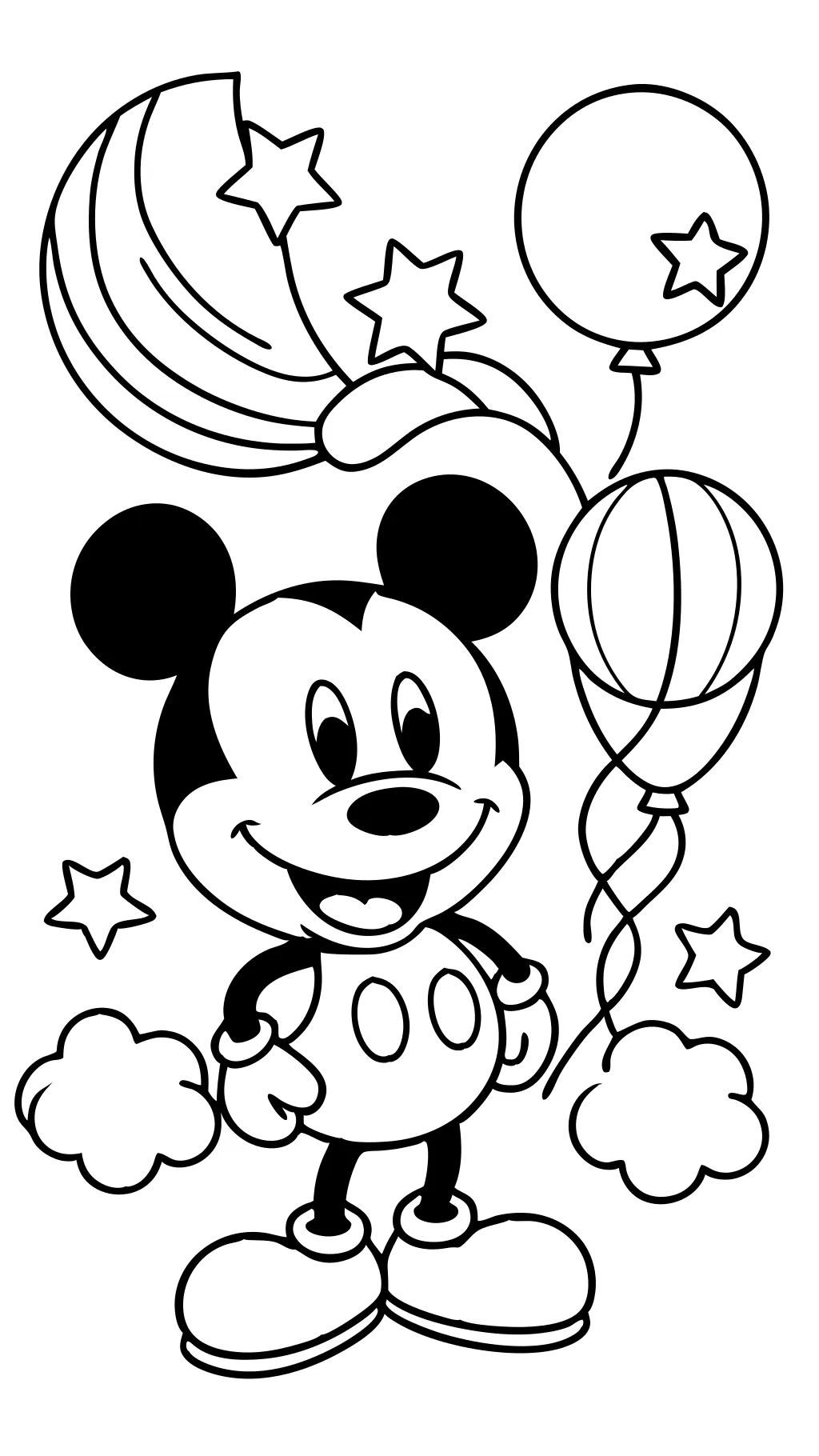 páginas para colorear de Mickey